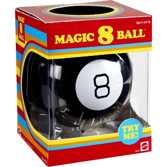 Mattel Games Other - Mattel Games Magic 8 Ball Fortune Telling Toy Retro Game for Kids